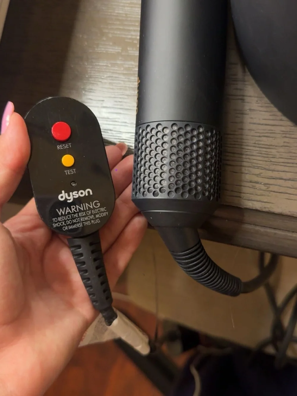 The Dyson Airwrap Multi-Styler in limited-edition Onyx Black and Gold